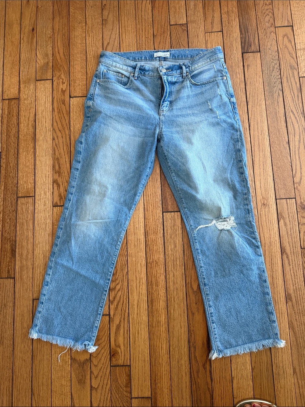 Loft Light Blue Distressed Women's Jeans